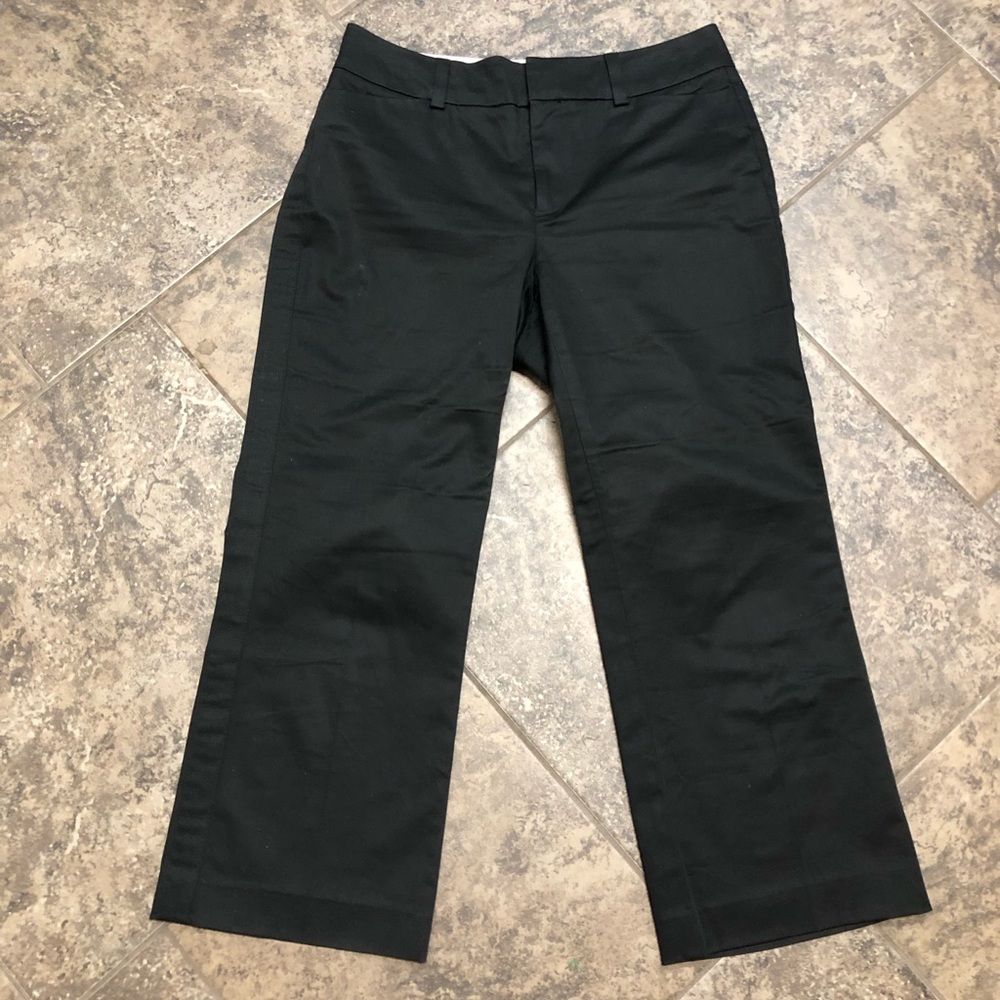 ❌SOLD❌BANANA REPUBLIC HARRISON BLACK CROP CAPRI PANTS